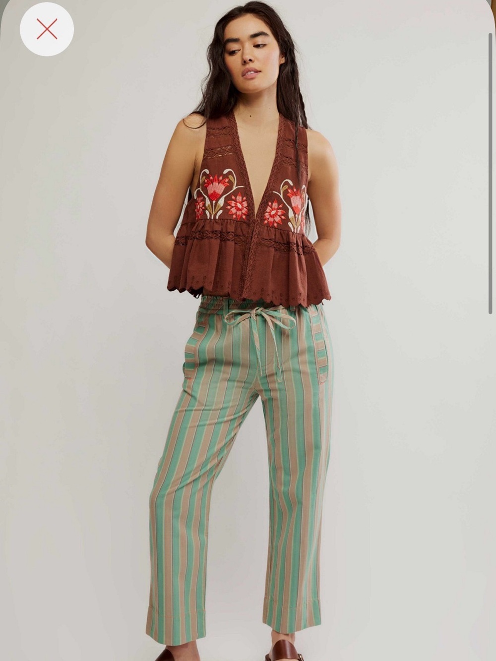 Free People Marielle Pull On Pants Sz M